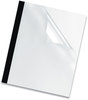 A Picture of product FEL-5256801 Fellowes® Thermal Binding System Presentation Covers Clear, 121 to 180 Sheet Capacity, 11 x 8.5, Unpunched, 10/Pack