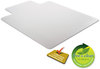 A Picture of product ALE-MAT3648CFPL Alera® Studded Chair Mat for Flat Pile Carpet Occasional Use 36 x 48, Lipped, Clear
