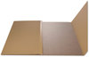 A Picture of product ALE-MAT4660CF Alera® Studded Chair Mat for Flat Pile Carpet Occasional Use 46 x 60, Rectangular, Clear