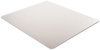 A Picture of product ALE-MAT4660CF Alera® Studded Chair Mat for Flat Pile Carpet Occasional Use 46 x 60, Rectangular, Clear