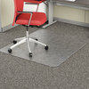 A Picture of product ALE-MAT4660CF Alera® Studded Chair Mat for Flat Pile Carpet Occasional Use 46 x 60, Rectangular, Clear