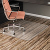 A Picture of product ALE-MAT4660HFR Alera® Non-Studded Chair Mat for Hard Floor All Day Use Floors, 46 x 60, Rectangular, Clear