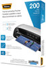 A Picture of product FEL-5743401 Fellowes® Laminating Pouches 3 mil, 9" x 11.5", Gloss Clear, 200/Pack