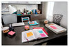 A Picture of product MMM-6306AN Post-it® Notes Original Pads in Poptimistic Colors Collection Note Ruled, 3" x 100 Sheets/Pad, 6 Pads/Pack