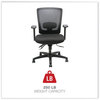 A Picture of product ALE-NV42B14 Alera® Envy Series Mesh Mid-Back Swivel/Tilt Chair Supports Up to 250 lb, 16.88" 21.5" Seat Height, Black