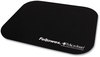 A Picture of product FEL-5933901 Fellowes® Mouse Pad with Microban® Protection, 9 x 8, Black