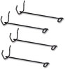 A Picture of product FEL-64112 Fellowes® Stacking Posts Desk Tray for 5" Capacity Trays, Wire, Black, 4 Posts/Set