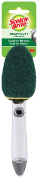 Scotch-Brite® Soap-Dispensing Dishwand 2.5 x 9.5, Yellow/Green, 4 per case