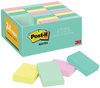 A Picture of product MMM-65324APVAD Post-it® Notes Original Pads Value Pack. 1.38 X 1.88 in. Beachside Cafe Colors Collection. 100 sheets/pad, 24 pads/pack.