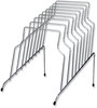 A Picture of product FEL-72604 Fellowes® Wire Step File® 8 Sections, Letter to Legal Size Files, 10.13" x 12.13" 11.81", Silver
