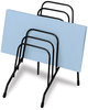 A Picture of product FEL-72613 Fellowes® Wire Step File® Jr. 6 Sections, DL to A5 Size Files, 4.38" x 6.5" 7.75", Black