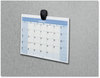 A Picture of product FEL-75270 Fellowes® Partition Additions™ Clips 40 Sheet Capacity, Dark Graphite, 4/Pack
