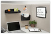 A Picture of product FEL-75275 Fellowes® Plastic Partition Additions™ File Pocket Letter Size, 14" x 2.5" 7.75", Dark Graphite