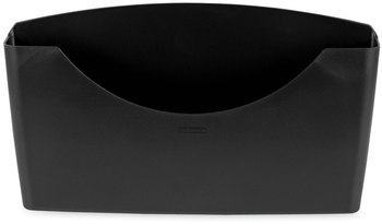 Fellowes® Plastic Partition Additions™ File Pocket Letter Size, 14" x 2.5" 7.75", Dark Graphite