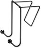 A Picture of product FEL-75510 Fellowes® Wire Partition Additions™ Coat Hook Double-Garment 4 x 5.13 6, Over-the Panel Mount, Black