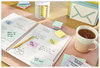 A Picture of product MMM-653RPYW Post-it® Greener Notes Original Recycled Note Pads 1.5" x 2", Canary Yellow, 100 Sheets/Pad, 12 Pads/Pack