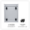 A Picture of product ALE-PABFLG Alera® File Pedestal Left or Right, 2-Drawers: Box/File, Legal/Letter, Light Gray, 14.96" x 19.29" 21.65"