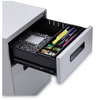 A Picture of product ALE-PABFLG Alera® File Pedestal Left or Right, 2-Drawers: Box/File, Legal/Letter, Light Gray, 14.96" x 19.29" 21.65"