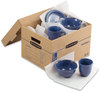 A Picture of product FEL-7710201 Bankers Box® SmoothMove™ Maximum Strength Moving Boxes Half Slotted Container (HSC), Small, 15" x 12", Brown/Blue, 8/Pack