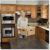 A Picture of product FEL-7710301 Bankers Box® SmoothMove™ Maximum Strength Moving Boxes Half Slotted Container (HSC), Medium, 12.25" x 18.5" 12", Brown/Blue, 8/Pack