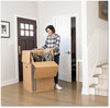 A Picture of product FEL-7711001 Bankers Box® SmoothMove™ Wardrobe Regular Slotted Container (RSC), 24" x 40", Brown/Blue, 3/Carton