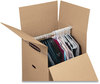 A Picture of product FEL-7711001 Bankers Box® SmoothMove™ Wardrobe Regular Slotted Container (RSC), 24" x 40", Brown/Blue, 3/Carton