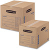 A Picture of product FEL-7713901 Bankers Box® SmoothMove™ Basic Moving Boxes Regular Slotted Container (RSC), Medium, 18" x 16", Brown/Blue, 20/Bundle