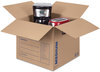 A Picture of product FEL-7713901 Bankers Box® SmoothMove™ Basic Moving Boxes Regular Slotted Container (RSC), Medium, 18" x 16", Brown/Blue, 20/Bundle