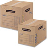 A Picture of product FEL-7714001 Bankers Box® SmoothMove™ Basic Moving Boxes Regular Slotted Container (RSC), Large, 18" x 24", Brown/Blue, 15/Carton