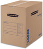 A Picture of product FEL-7714001 Bankers Box® SmoothMove™ Basic Moving Boxes Regular Slotted Container (RSC), Large, 18" x 24", Brown/Blue, 15/Carton