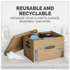 A Picture of product FEL-7714210 Bankers Box® SmoothMove™ Classic Moving & Storage Boxes Moving/Storage Half Slotted Container (HSC), Small, 12" x 15" 10", Brown/Blue, 20/Carton