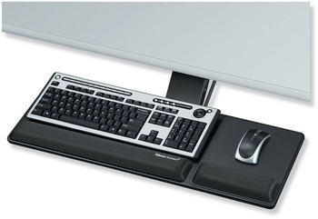 Fellowes® Designer Suites™ Compact Keyboard Tray 19w x 9.5d, Black