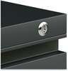 A Picture of product ALE-PBBFCH Alera® File Pedestal with Full-Length Pull Left or Right, 2-Drawers: Box/File, Legal/Letter, Charcoal, 14.96" x 19.29" 21.65"