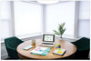 A Picture of product MMM-65418BRCP Post-it® Notes Original Pads in Cabinet Pack. 3 X 3 in. Floral Fantasy Colors Collection. 100 sheets/pad, 18 pads/pack.
