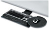 A Picture of product FEL-8029801 Fellowes® Professional Series Sit/Stand Keyboard Tray Adjustable Platform, 19w x 10.63d, Black