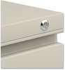 A Picture of product ALE-PBBFPY Alera® File Pedestal with Full-Length Pull Left or Right, 2-Drawers: Box/File, Legal/Letter, Putty, 14.96" x 19.29" 21.65"