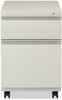 A Picture of product ALE-PBBFPY Alera® File Pedestal with Full-Length Pull Left or Right, 2-Drawers: Box/File, Legal/Letter, Putty, 14.96" x 19.29" 21.65"