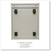A Picture of product ALE-PBBFPY Alera® File Pedestal with Full-Length Pull Left or Right, 2-Drawers: Box/File, Legal/Letter, Putty, 14.96" x 19.29" 21.65"