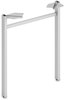 A Picture of product HON-LPLLEG24USVR HON® Mod U-Leg 23.75w x 2d 27.86h, Silver