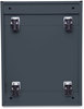 A Picture of product ALE-PBFFCH Alera® File Pedestal with Full-Length Pull Left or Right, 2 Legal/Letter-Size Drawers, Charcoal, 14.96" x 19.29" 27.75"
