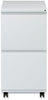 A Picture of product ALE-PBFFLG Alera® File Pedestal with Full-Length Pull Left or Right, 2 Legal/Letter-Size Drawers, Light Gray, 14.96" x 19.29" 27.75"