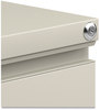 A Picture of product ALE-PBFFPY Alera® File Pedestal with Full-Length Pull Left or Right, 2 Legal/Letter-Size Drawers, Putty, 14.96" x 19.29" 27.75"