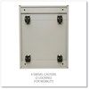 A Picture of product ALE-PBFFPY Alera® File Pedestal with Full-Length Pull Left or Right, 2 Legal/Letter-Size Drawers, Putty, 14.96" x 19.29" 27.75"
