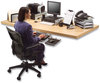 A Picture of product FEL-8032601 Fellowes® Office Suites™ Printer/Machine Stand 21.25 x 18.06 5.25, Black/Silver