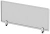 A Picture of product ALE-PP4718 Alera® Polycarbonate Privacy Panel 47w x 0.5d 18h, Silver/Clear