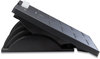 A Picture of product FEL-8035001 Fellowes® Office Suites™ Adjustable Footrest with Microban® Protection Locking 17.5w x 13.13d 4.13 to 5.63h, Black/Silver