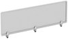 A Picture of product ALE-PP6518 Alera® Polycarbonate Privacy Panel 65w x 0.5d 18h, Silver/Clear