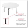 A Picture of product ALE-PT60RW Alera® Round Plastic Folding Table 60" Diameter x 29.25h, White