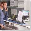 A Picture of product FEL-8036701 Fellowes® Office Suites™ Laptop Riser Plus 15.06" x 10.5" 6.5", Black/Silver, Supports 10 lbs