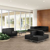 A Picture of product ALE-QB8016 Alera® QUB Series Corner Sectional 26.38w x 26.38d 30.5h, Black